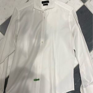 MASSIMO DUTTI slim fit white shirt. Men’s M.